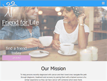 Tablet Screenshot of friend4life.org